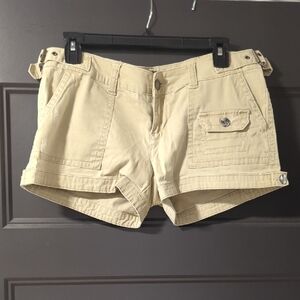 BKE Tan Cargo Shorts with Relaxed Fit